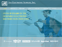 Tablet Screenshot of janelectronics.com